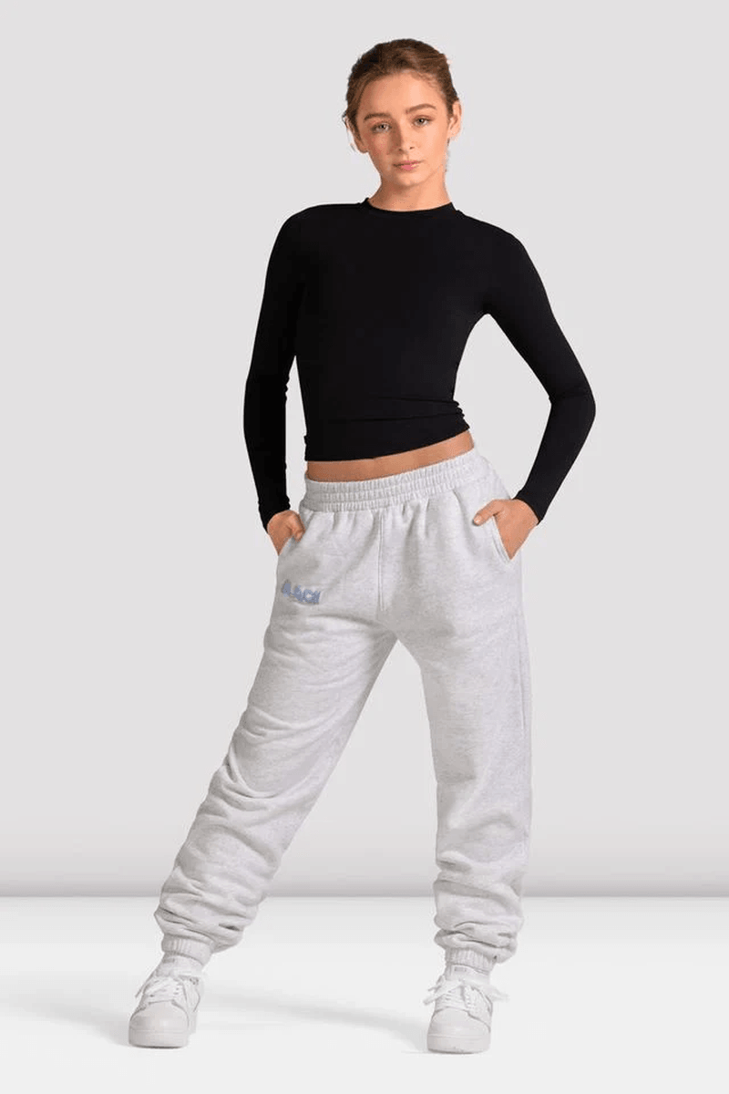 Bloch Girls Reverence Joggers Snow Marle