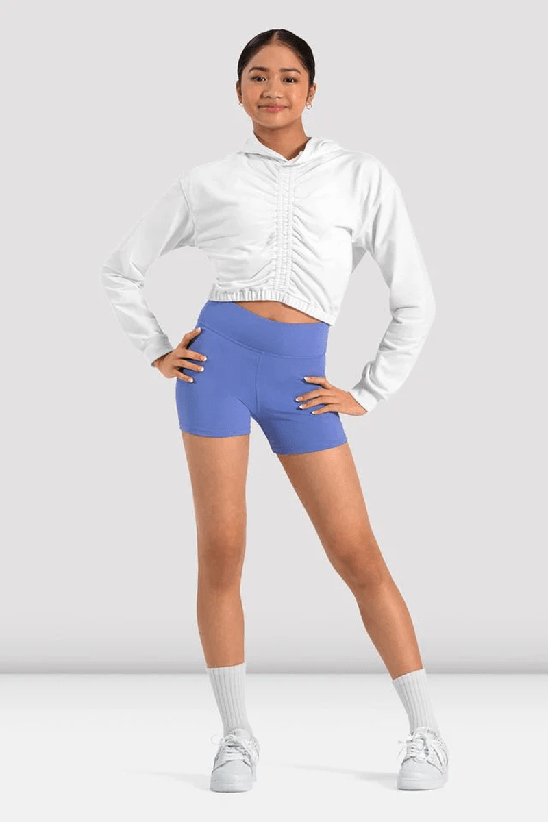 Bloch Girls Freestyle Rhythm Cropped Hoodie White