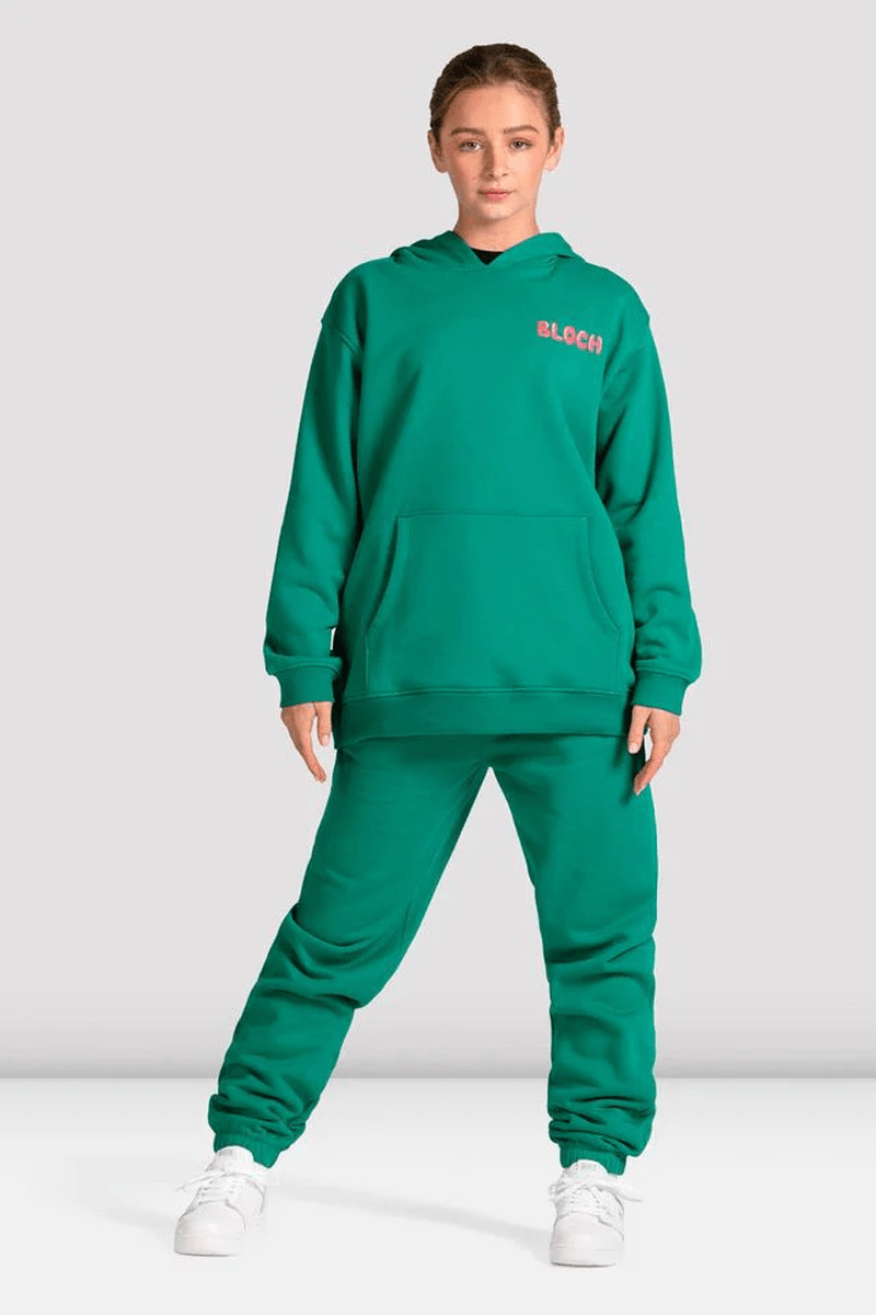 Bloch Girls Reverence Hoodie Forest Green