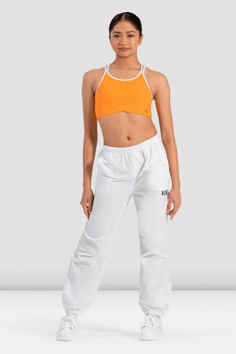 Bloch Girls Striker Camisole Crop Top Blazing Orange