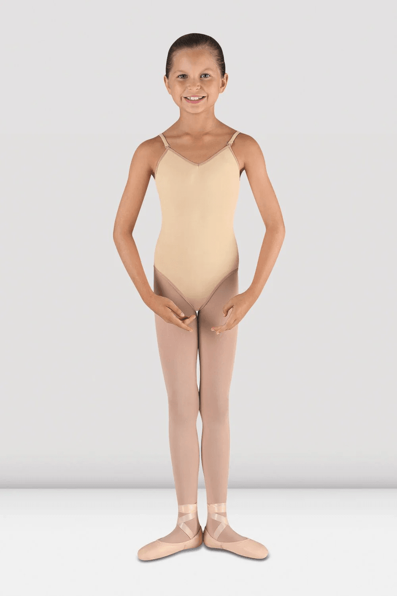 Bloch Girls Body Stocking Sand