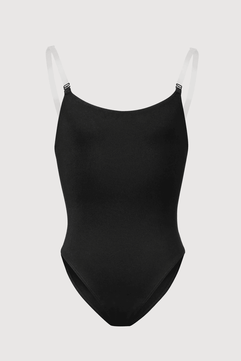 Bloch Girls Auva Adjustable Strap Bodysuit Black