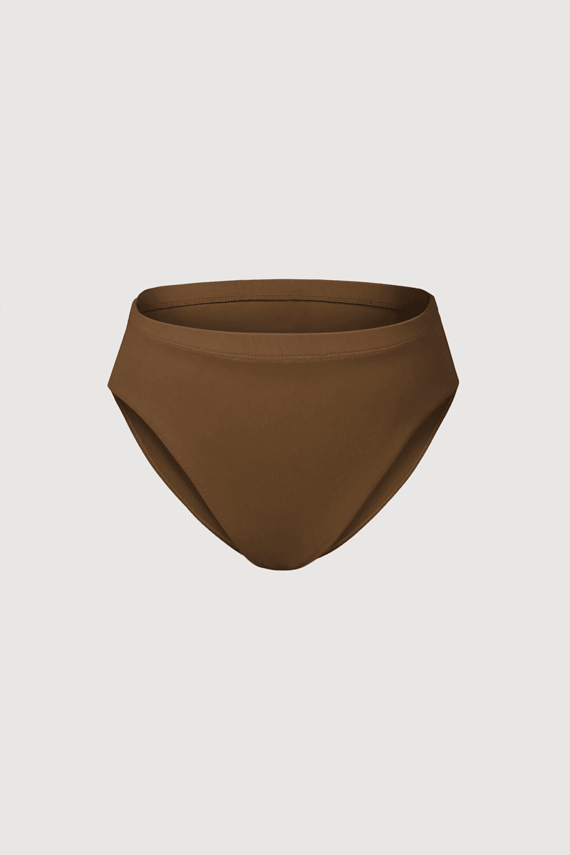 Bloch Girls Zaniah High Waist Brief Cocoa