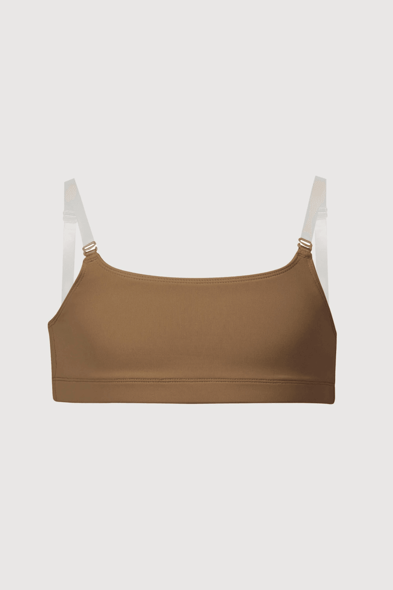 Bloch Girls Leia Crop Top Almond