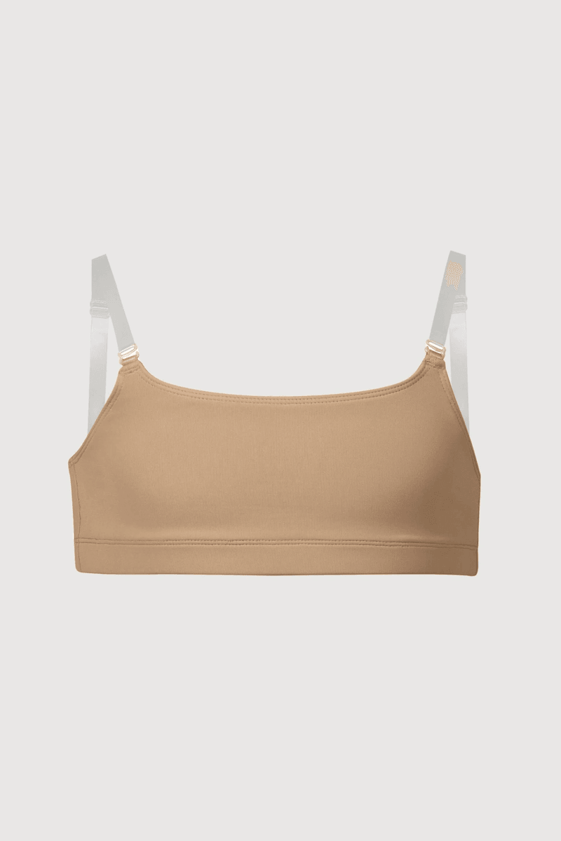 Bloch Girls Leia Crop Top Tan