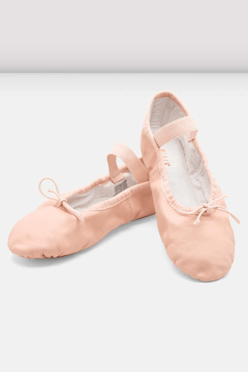 Bloch Ladies Dansoft Leather Ballet Shoes Pink Leather