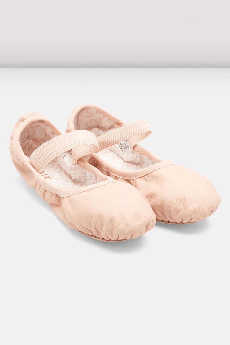Bloch Ladies Belle Leather Ballet Shoes Pink Leather