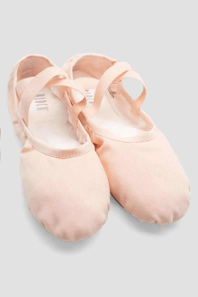 Bloch Ladies Performa Stretch Canvas Ballet Shoes Theatrical Pink Canvas