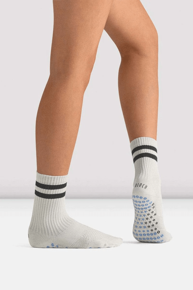 Bloch CoreGrip Pro Pilates Sock Grey Knit