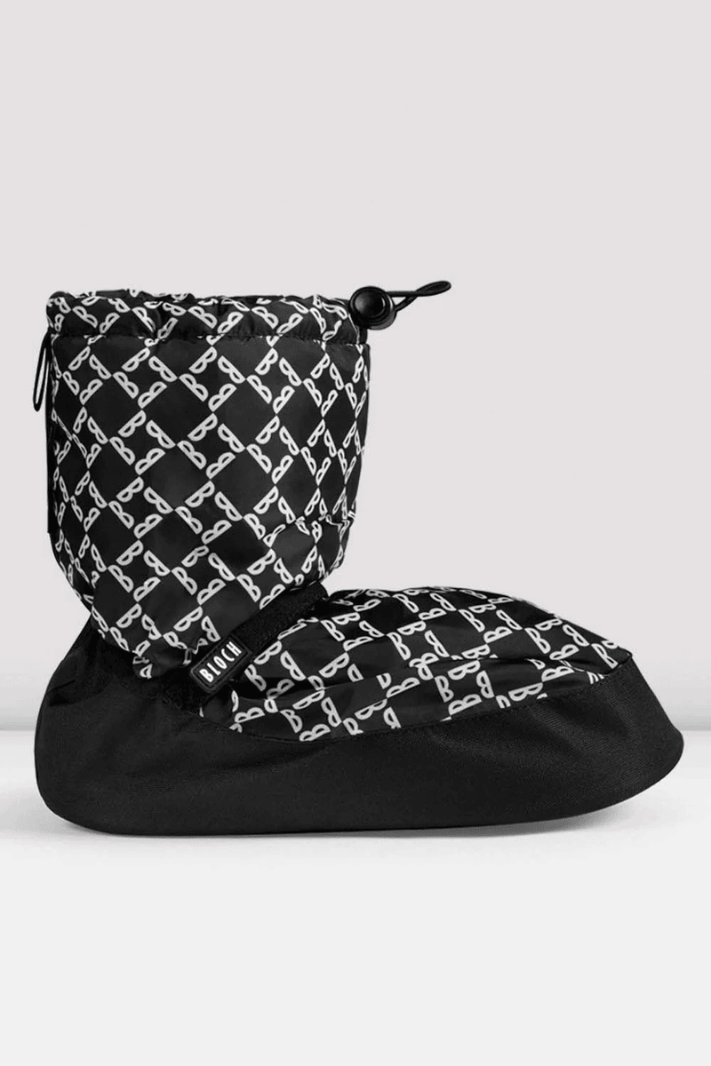 Bloch Adult Diamond B Print Warm Up Booties Diamond B Print Nylon