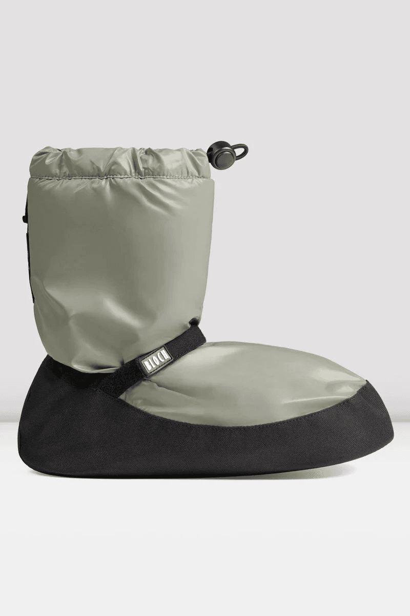 Bloch Adult Metallic Warm Up Booties Olive Metallic Nylon