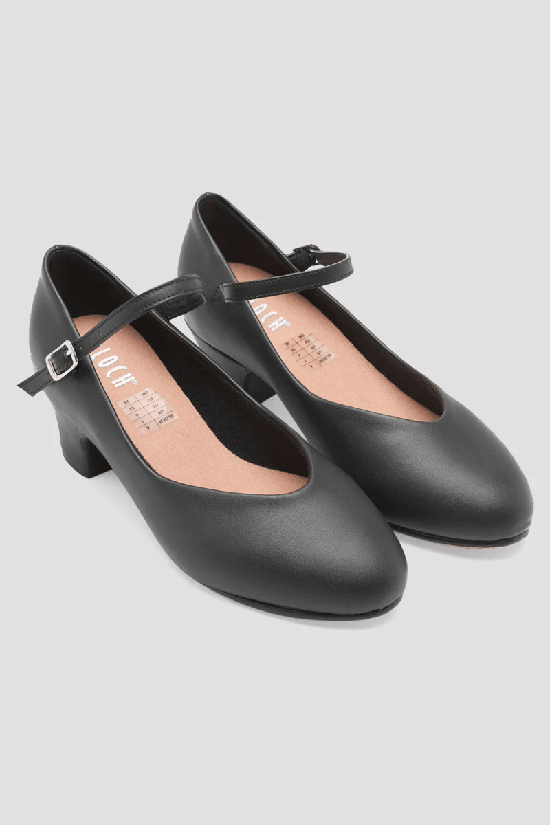 Bloch Ladies Diva Character Shoes Black Synthetic Leather