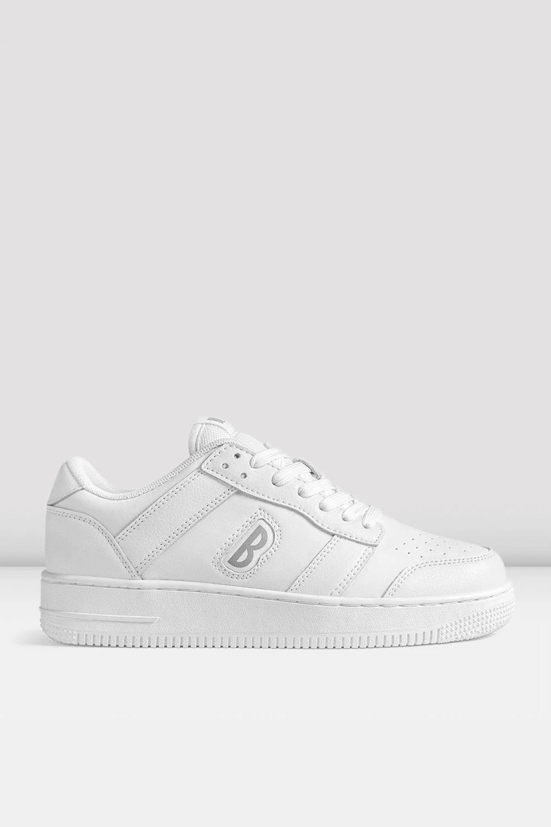Bloch Adult Kix Dance Sneakers White Leather