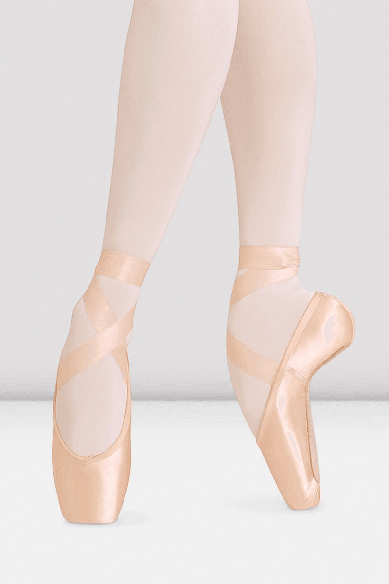 Bloch European Balance Pointe Shoes Pink Satin