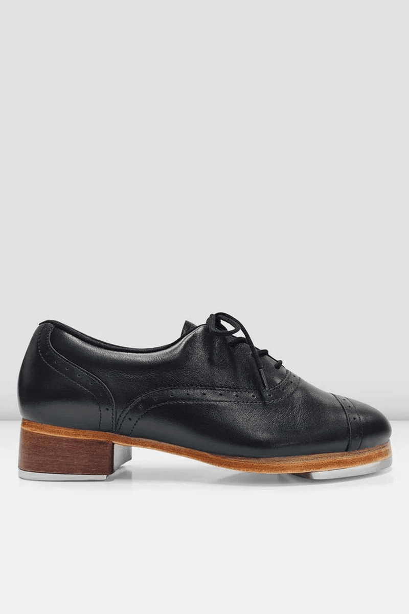 Bloch Ladies Jason Samuels Smith Natural Sole Tap Shoes Black Leather