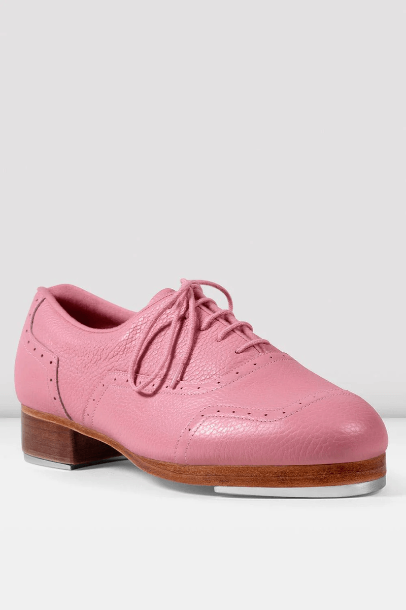 Bloch Mens Jason Samuels Smith Pebble Leather Tap Shoes Pink Pebble Leather