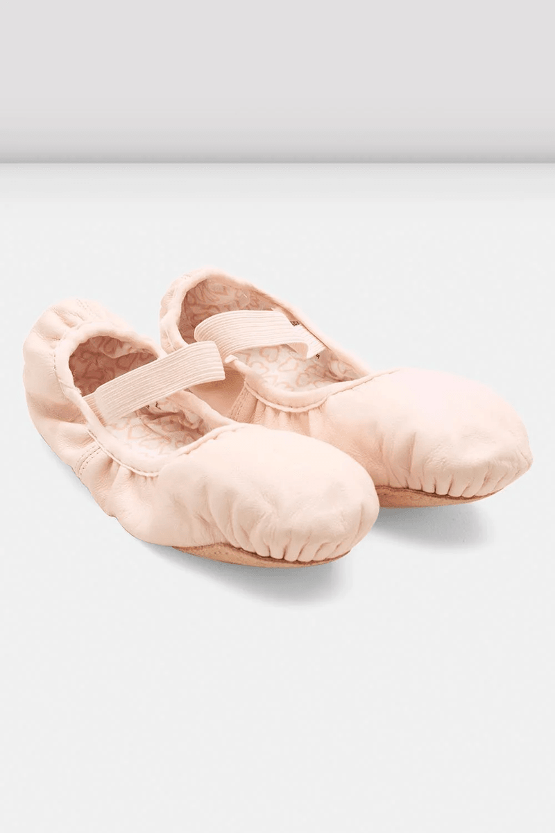 Bloch Childrens Belle Leather Ballet Shoes Theatrical Pink Leather