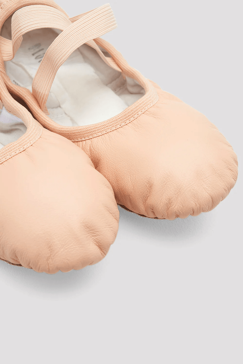 Bloch Childrens Odette Leather Ballet Shoes Pink Leather