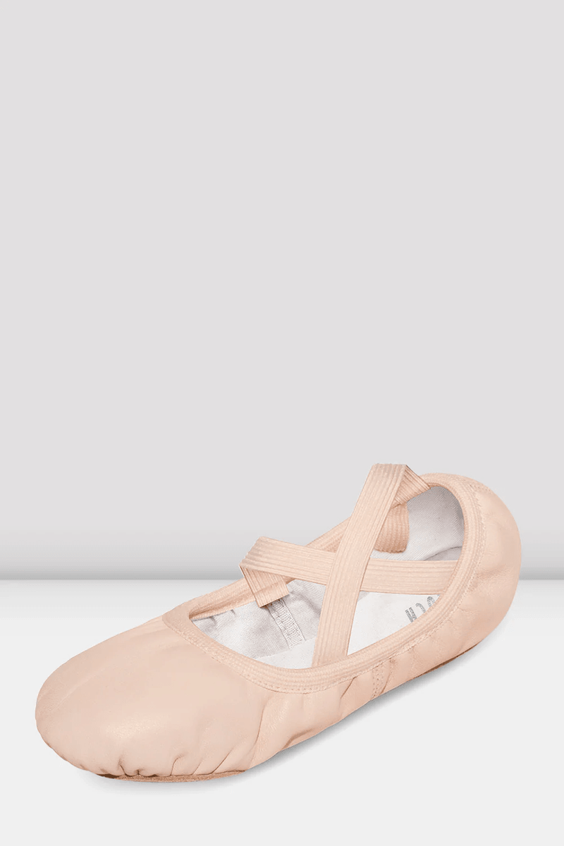 Bloch Childrens Odette Leather Ballet Shoes Theatrical Pink Leather