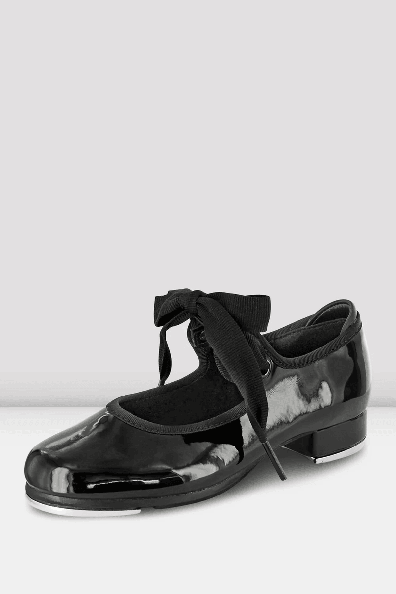 Bloch Childrens Annie Tyette Tap Shoes Patent Black