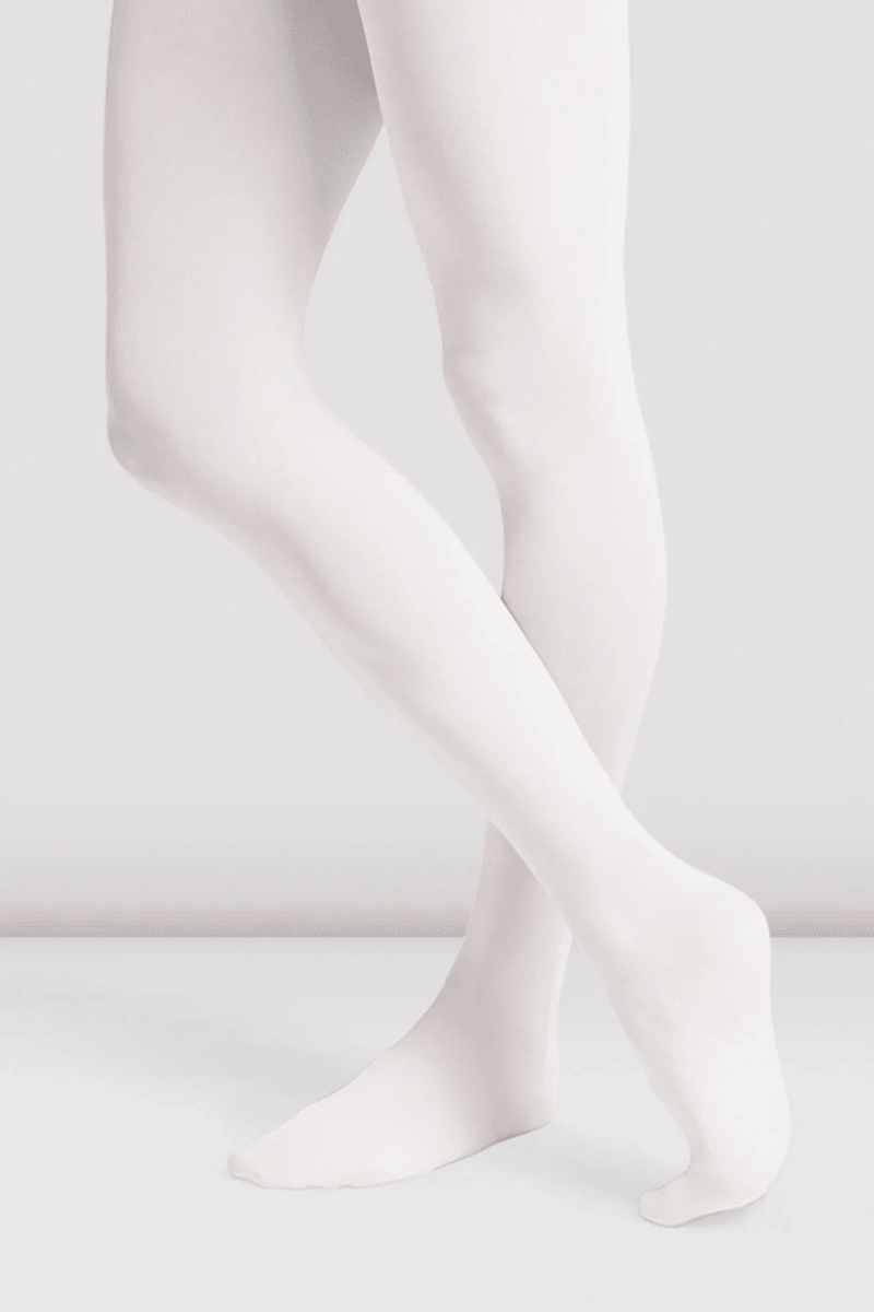 Bloch Ladies Footed Tights White