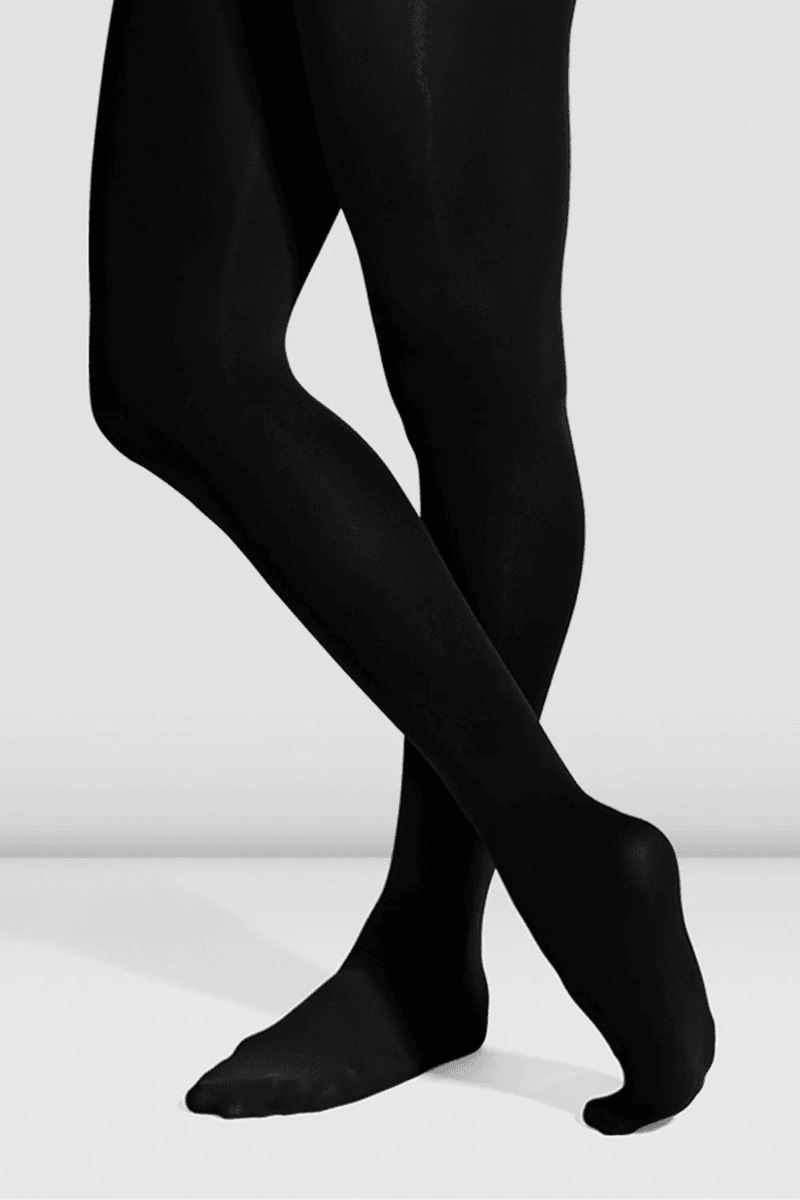 Bloch Girls Footed Tights Black