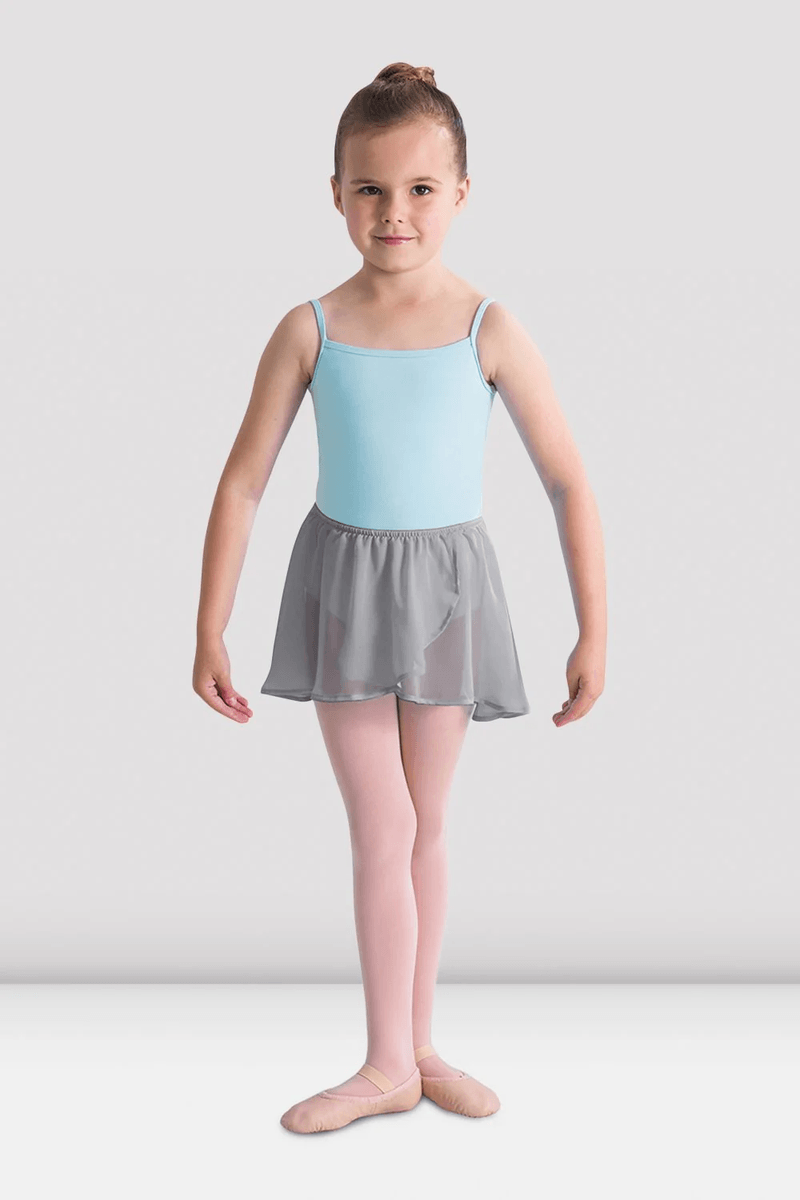 Bloch Girls Barre Stretch Waist Ballet Skirt Grey