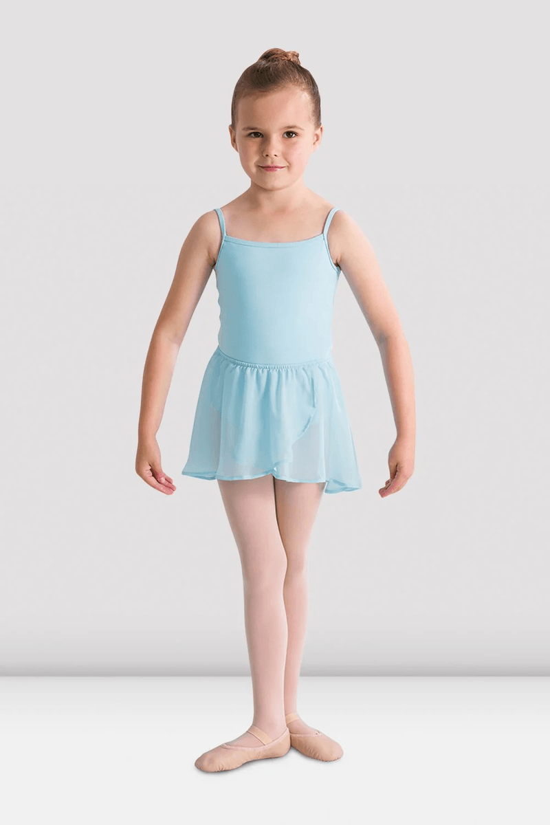 Bloch Girls Barre Stretch Waist Ballet Skirt Pastel Blue