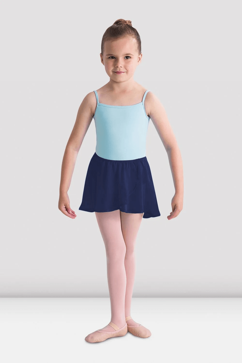 Bloch Girls Barre Stretch Waist Ballet Skirt Navy