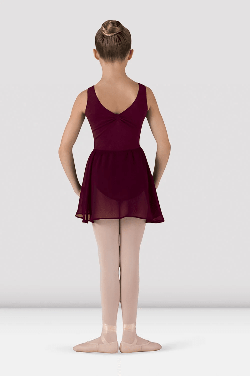 Bloch Girls Barre Stretch Waist Ballet Skirt Burgundy