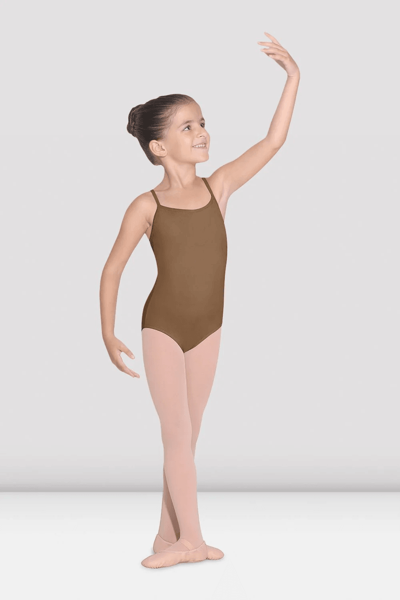 Bloch Girls Parem Camisole Leotard Almond