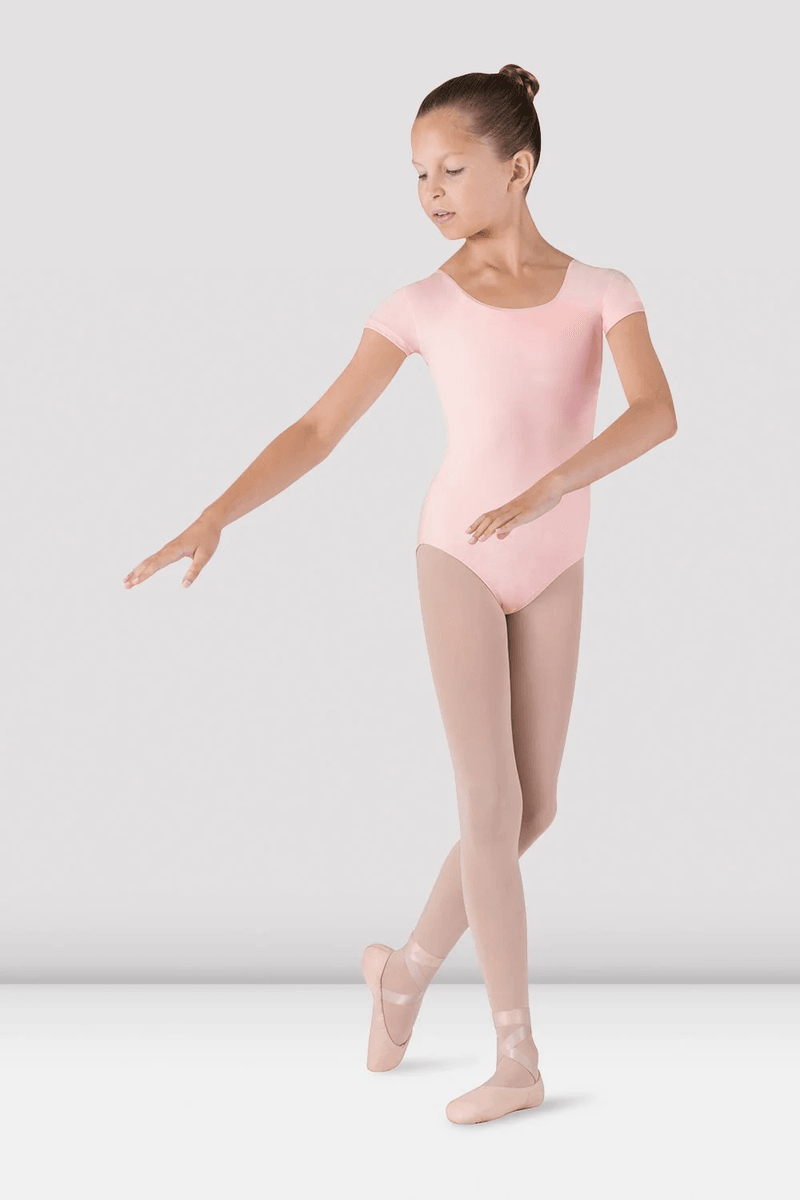 Bloch Girls Dujour Cap Sleeve Leotard Light Pink
