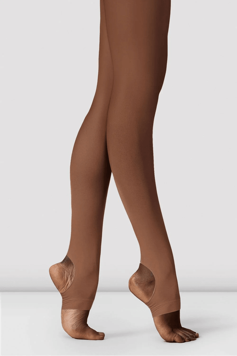 Bloch Girls Contoursoft Stirrup Tights Cocoa