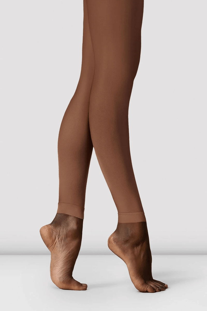 Bloch Ladies Contoursoft Footless Tights Cocoa