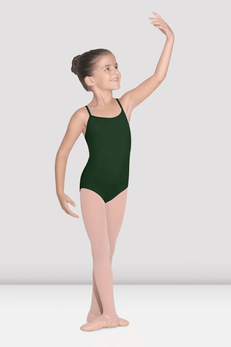 Bloch Girls Parem Camisole Leotard Evergreen