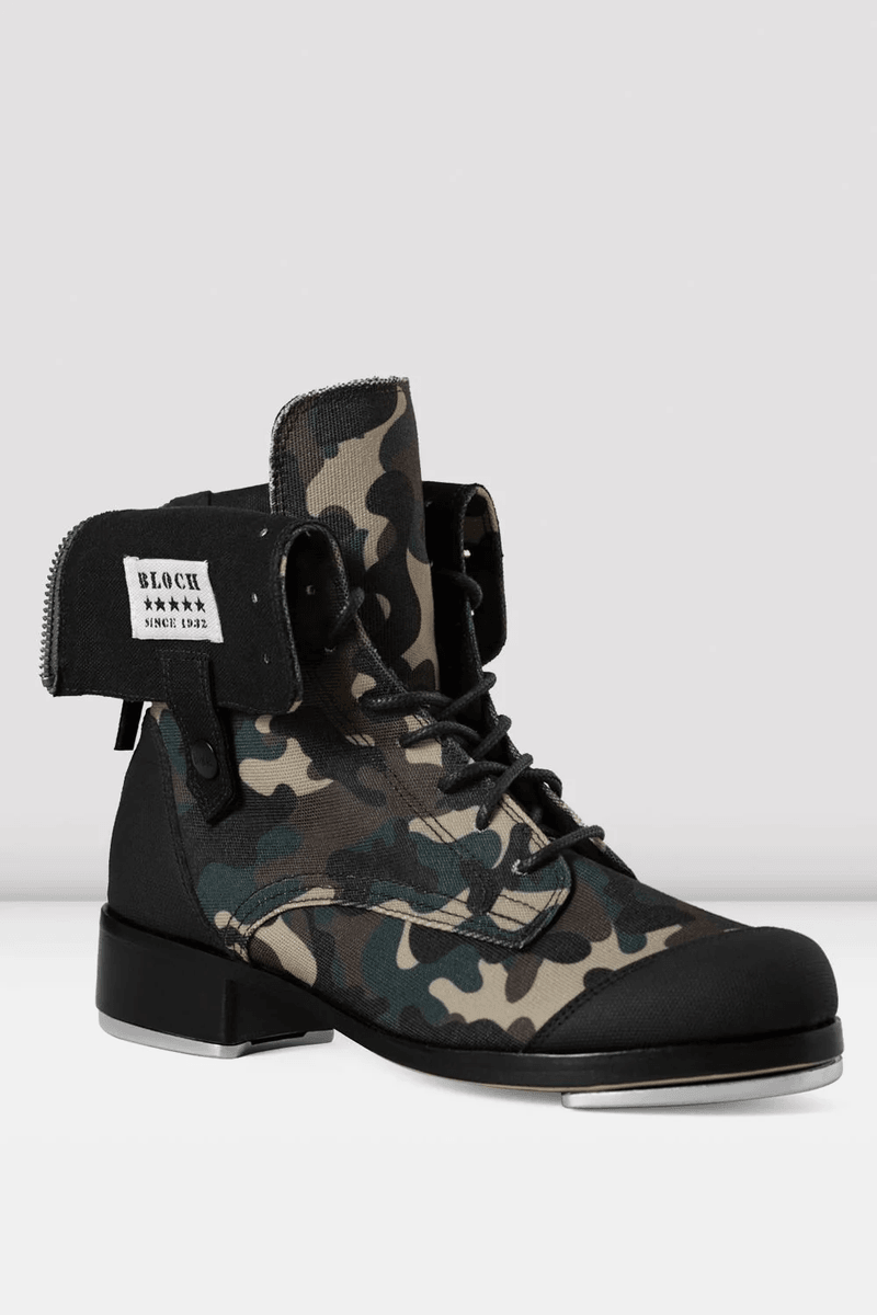 Bloch Adult Bravo Camo Tap Boot Green Camo